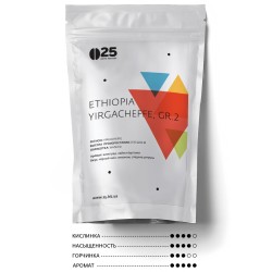 Кофе в зернах ЭФИОПИЯ ЙИРГАЧЕФЕ 250 гр