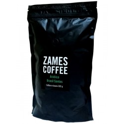  Кофе в зернах ZAMES COFFEE Arabica Brasil Santos 500 гр