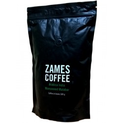 Кофе в зернах ZAMES COFFEE Arabica India Monsooned Malabar 500 гр