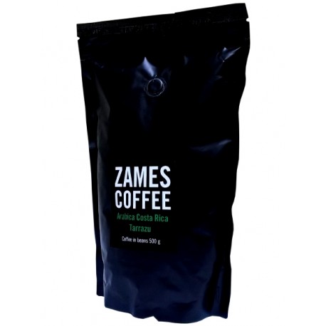  Кофе в зернах ZAMES COFFEE Arabica Costa Rica Tarrazu 500 гр
