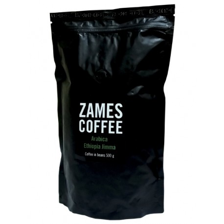  Кофе в зернах ZAMES COFFEE Arabica Ethiopia Jimma 500 гр