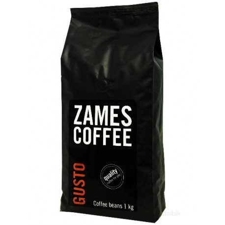 КОФЕ В ЗЕРНАХ ZAMES COFFEE GUSTO 1000 гр