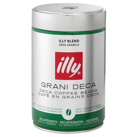Кофе в зернах БЕЗ КОФЕИНА ILLY DECA GRANI 250г