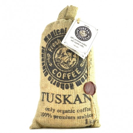 Кофе в зернах Tuskani «100% arabica» (органический) 1 кг