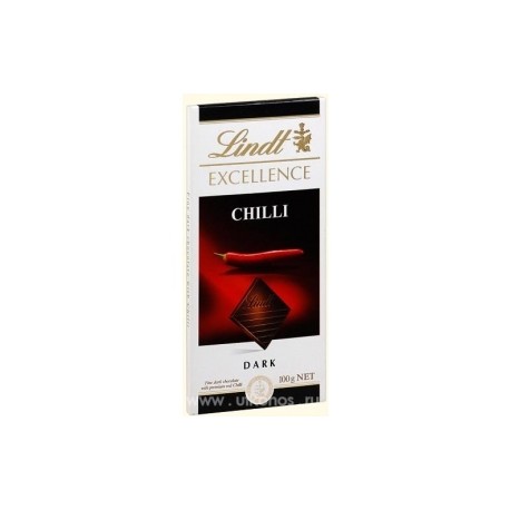 Шоколад Lindt Excellence швейцарский с перцем чили 100г